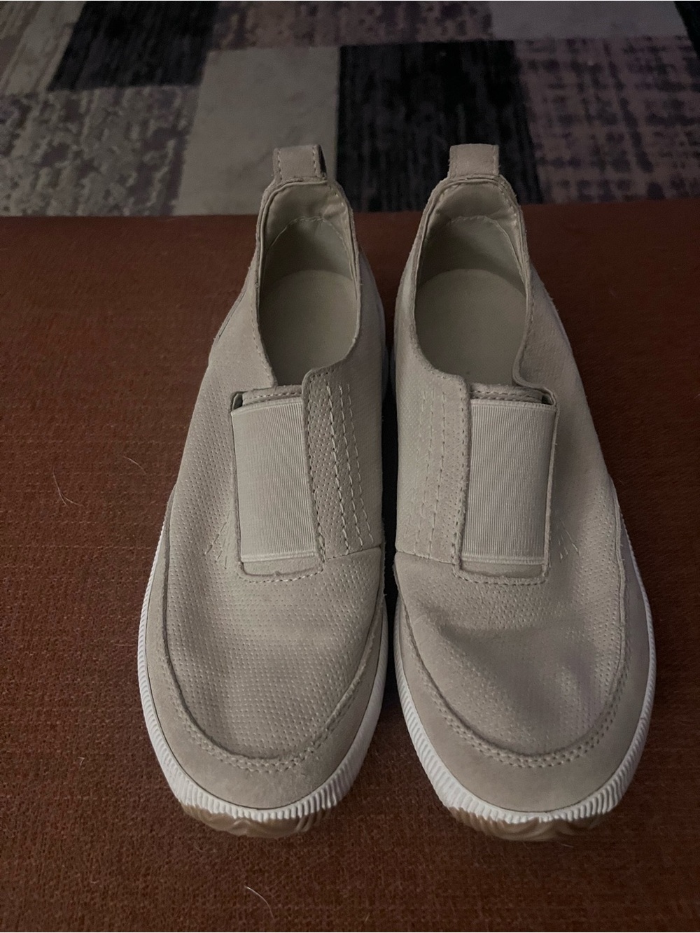 Sorel Women's Slip-On Sneakers in Light Taupe